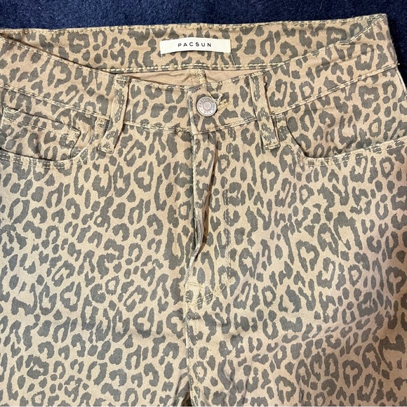 PacSun High Rise Jegging Leopard Size 26 - Picture 2 of 6